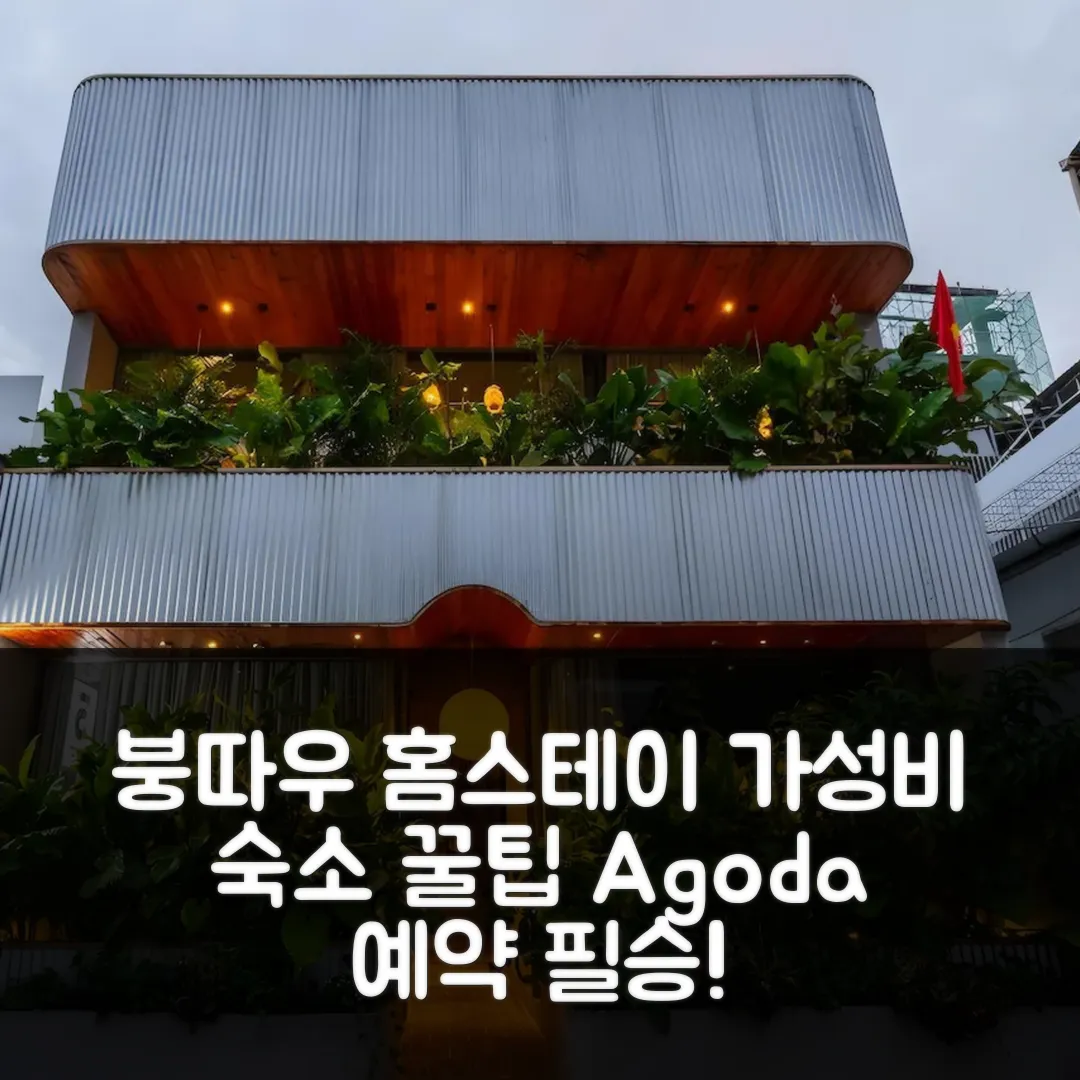 5 홈스테이 붕따우 후기! 가성비 예약 꿀팁